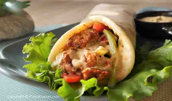 Chicken Cheese Zinger Shawarma