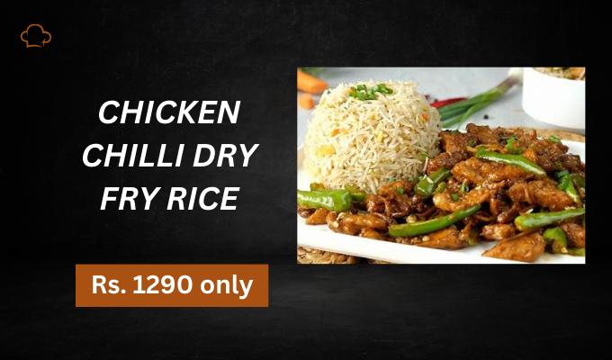 CHICKEN CHILLI DRY  FRY RICE