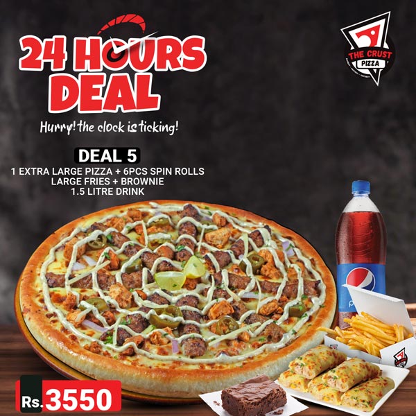 The Crust Pizza 24 Hours Deal 5