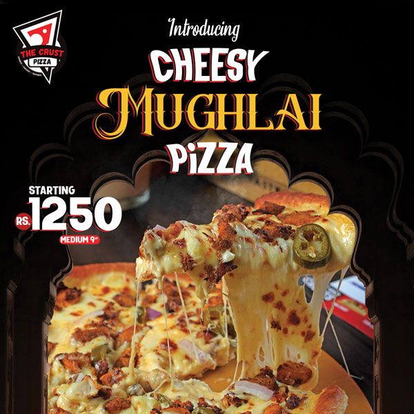 The Crust Pizza Cheesy Mughlai Pizza