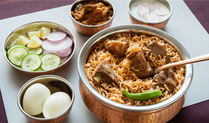 Mutton Biryani by Tandoori Restaurant