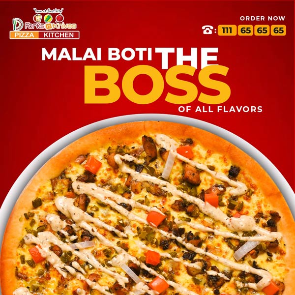 Malai Boti Pizza