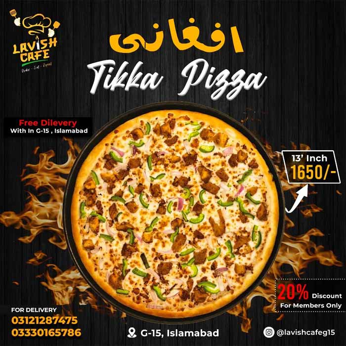 Afghani Pizza by Lavish