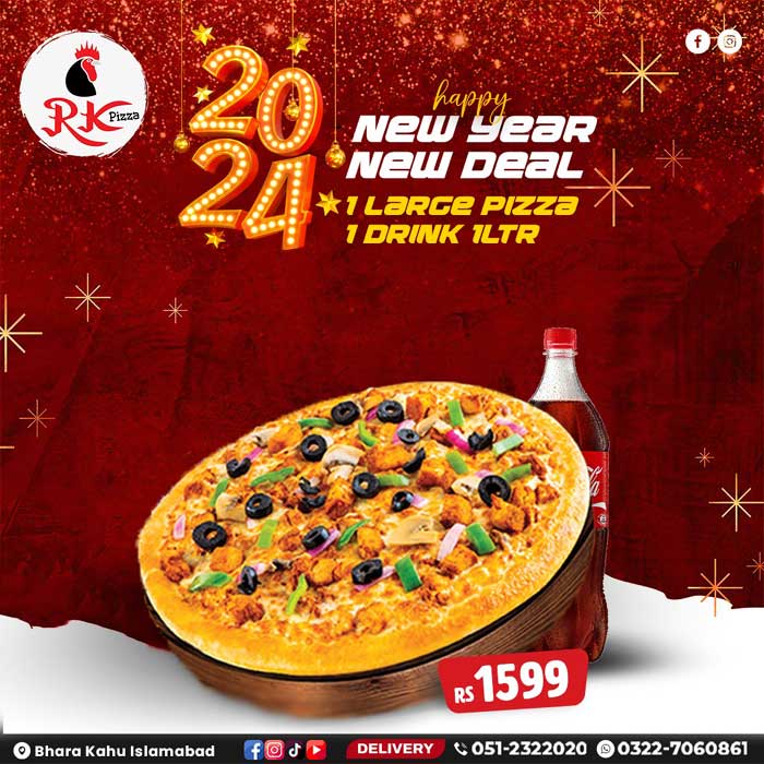 New Year Deal at RK Pizza