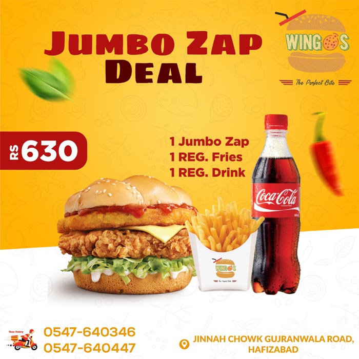 Jumbo Zap Deal at Wingos