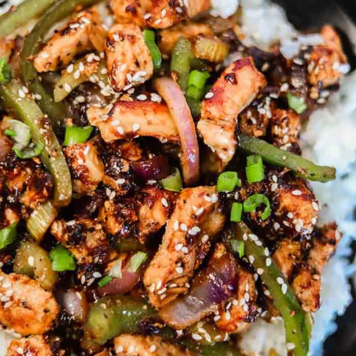 Black Pepper Chicken By Chow Fun