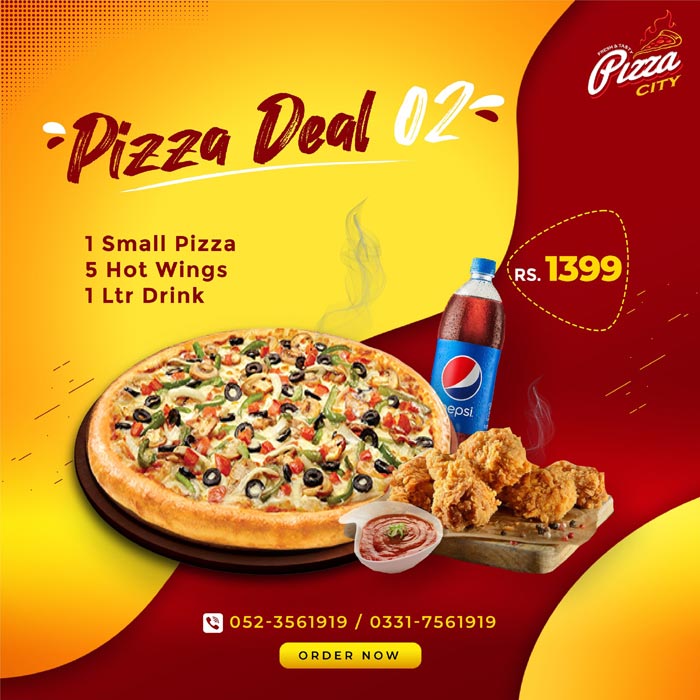 Pizza Deal 2 by Pizza City