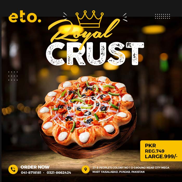 Royal Crust Pizza by Eto