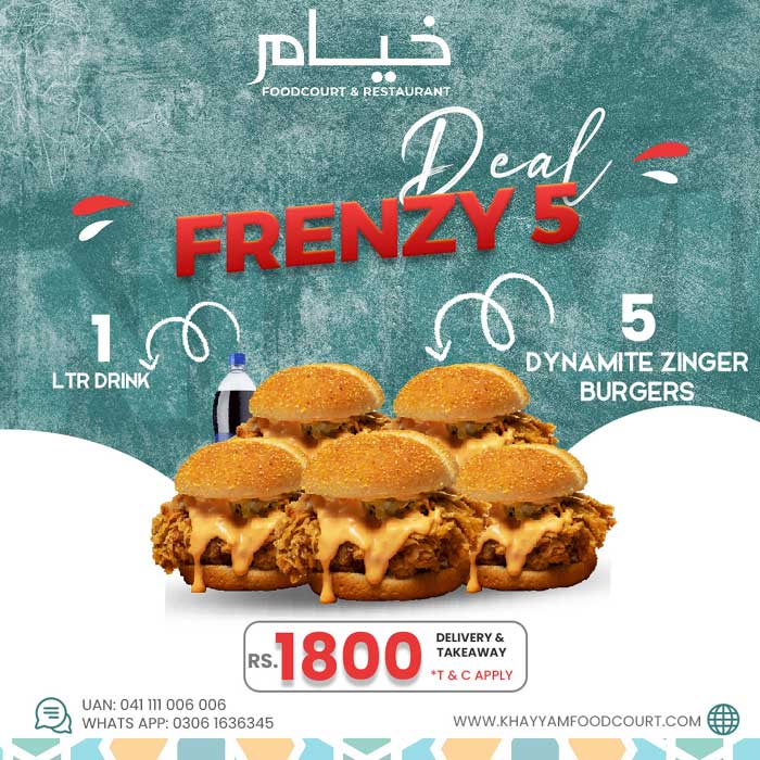 Frenzy Deal 5 by Khayyam Food