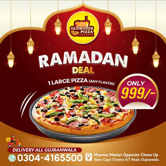 Glorious Pizza by Gujranwala