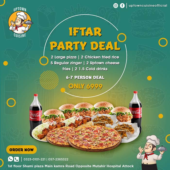 Iftar Party Deal by Uptown Cuisine