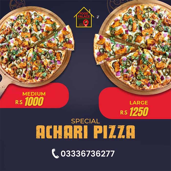 Achari Pizza By Food Palace