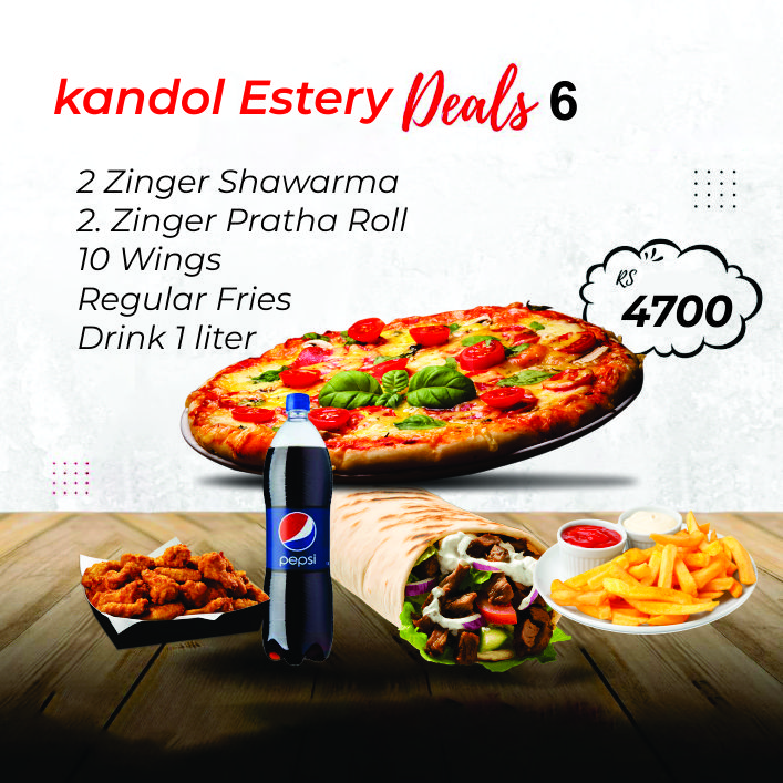 Kandol Eatery Pizza Deal 6