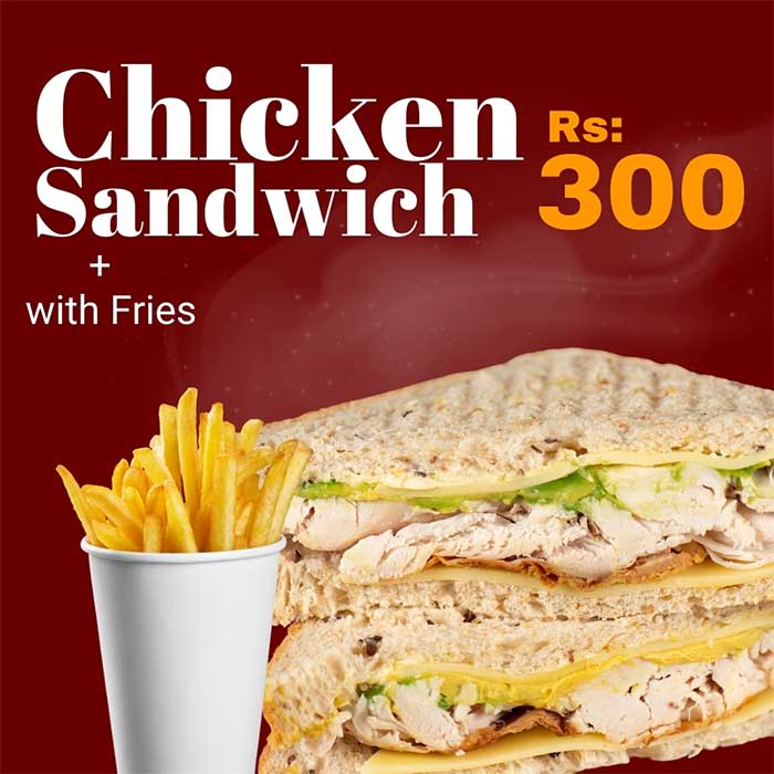 Chicken Sandwich By Delicious Pizza