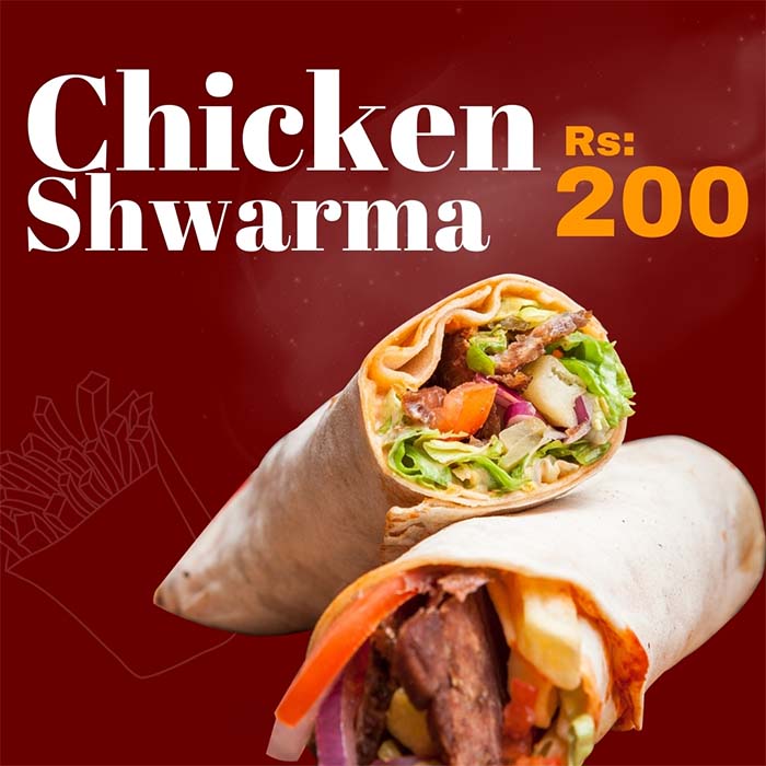 Chicken Shwarma By Delicious Pizza