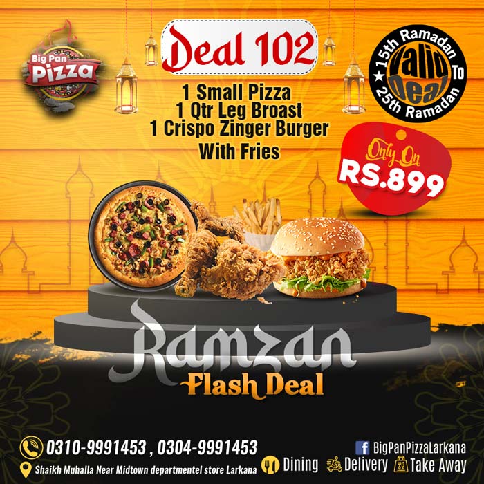 Deal 102 by Big Pan Pizza 