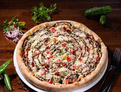  Kebab Crust Pizza