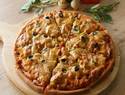 Italian Chicken Fajitta Pizza