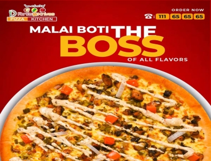 Malai Boti Pizza