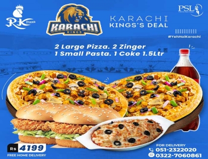 Karachi king Deal  at RK Pizza