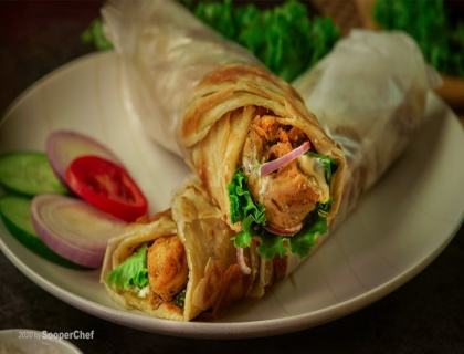 Kebabish Paratha Roll at Food Bench