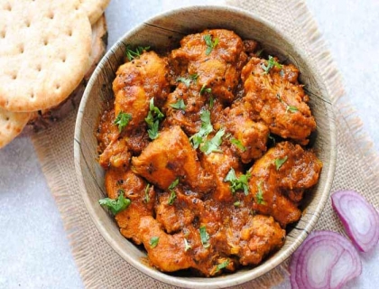 Chicken Achari Karahi at Tehzeebs Kitchen