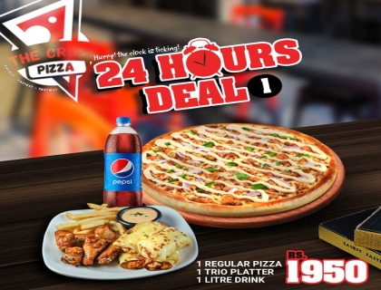 The Crust Pizza kharian 24 Hours Deal 1