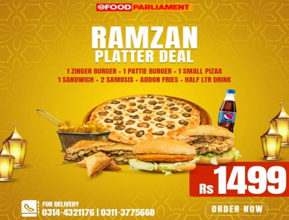 Ramzan Platter Deal at Food Parliament