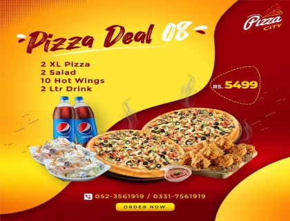 Pizza Deal  8 by Pizza City