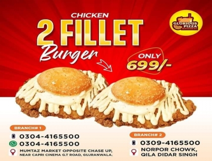 2 Fillet  Burger by Glorious