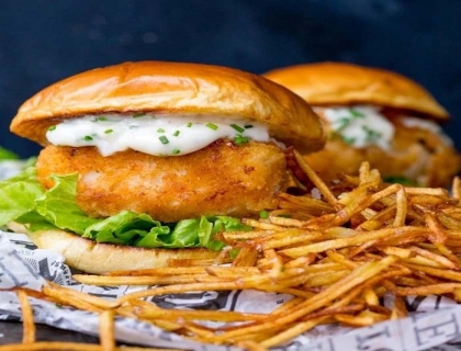 Fish Fillet Burger By KDF