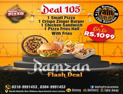 Deal 105 by Big  Pan pizza