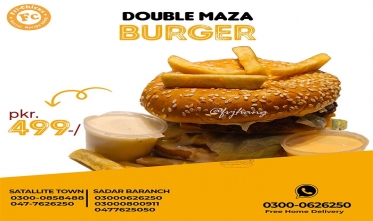 Double Maze Burger By Fri Chicks