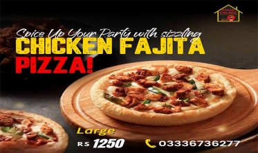 Chicken Fajita Pizza By Food Palace