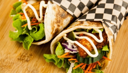 Chicken Cheese Shawarma