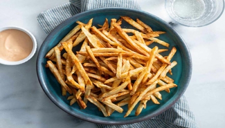 French Fries at Food Bench