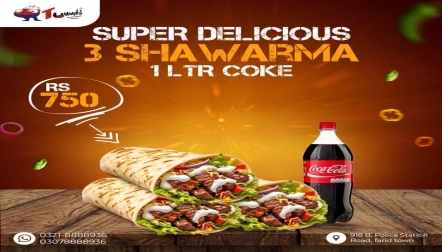 Shawarma Deal at Tummies