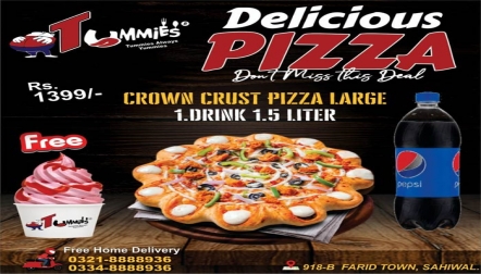 Pizza Deal 2 at Tummies