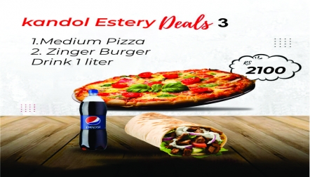 Kandol Eatery Pizza Deal 3 